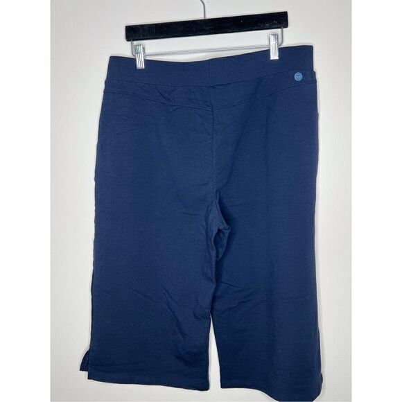 T by Talbots, Everyday causal pants, navy blue, cropped, size XLp - Picture 5 of 11